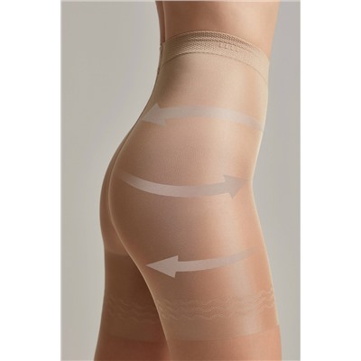 CONTE CONTROL 20 Колготки женские с утягивающими удлиненными шортиками CONTE ELEGANT, 1236886