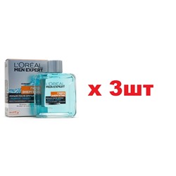 Loreal Men Expert Гидра Энергетик 100мл Лосьон после бритья Ледяной эффект 3шт