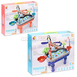 Рыбалка "Рыбачим с пингвиненком" на батарейках, в коробке
