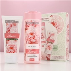 Подарочный набор косметики «Ты самая нежная!», гель для душа 250 мл и крем для тела 200 мл, Чистое счастье