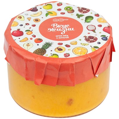 Крем-мёд с курагой  Вкус Жизни New 230 гр.