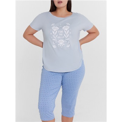 КОМПЛЕКТ ЖЕНСКИЙ (ДЖЕМПЕР, КАПРИ) 592300