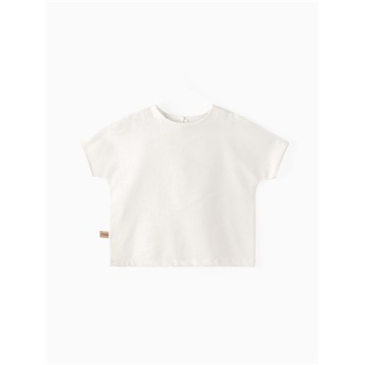 Футболка детская MINAKU, цвет молочный, рост 140 см