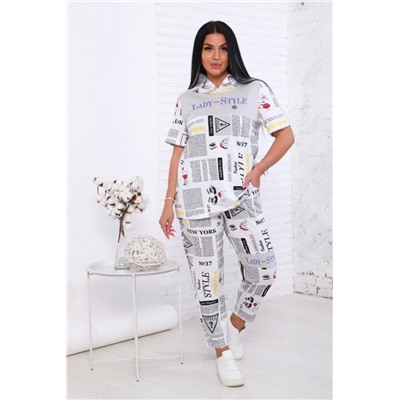 1059 Костюм женский (Белый)