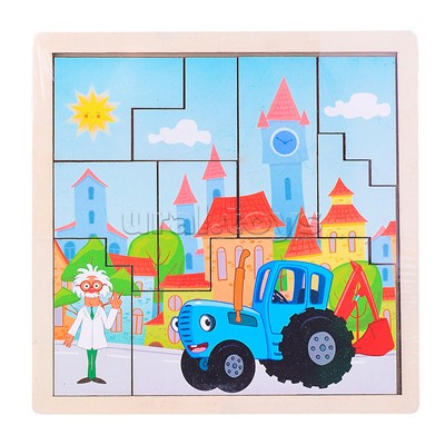 Вкладыш тетрис "Синий Трактор"