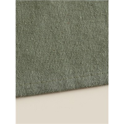 Простыня евро SL Home Linen collection, 235×240 см, зелёная