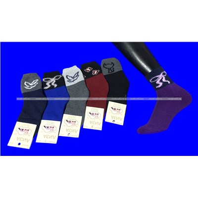 Термоноски подростковые внутри махра из шерсти арт. 1021