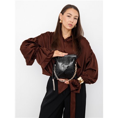 Сумка 6010-1L black Polina&Eiterou