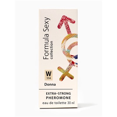 Туалетная вода женская с феромонами Formula Sexy collection Donna W114, 30 мл