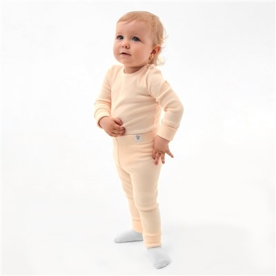 Комплект боди детских MINAKU: Basic Line BABY, рост 86-92 см, цвет молочный, кремовый