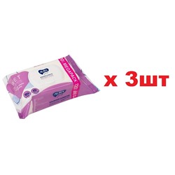 Aura Влажные салфетки 220шт Family big-pack c клапаном 3шт