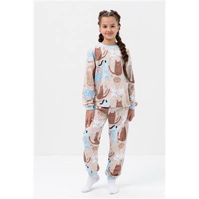 Пижама Счастье начес футер детская