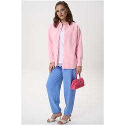 Рубашка Бонна (розовый)