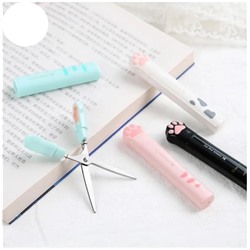 Ножницы мини складные и острые 8.7 см "Лапка котика"