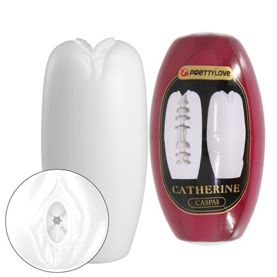 Белый мастурбатор-вагина Catherine