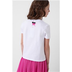 Фуфайка трикотажная для девочек (футболка) PLAYTODAY, 1240316