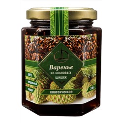 Варенье сосновых шишек стекло 240г ЭКОПРОДУКТЫ, 1190503