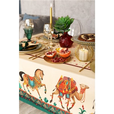 Скатерть «Этель. Нью-Дели», 110×145±3 см,100 % хлопок, саржа 190 г/м²