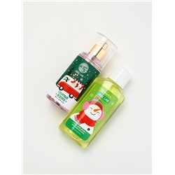 Подарочный набор новогодний «Снеговичок», гель для душа 100 мл и мист для тела, URAL LAB