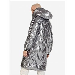 398901/04-01 серебро Пуховик женский (XS-L)/4