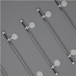 Держатель для полотенец на вакуумных присосках, 51 см