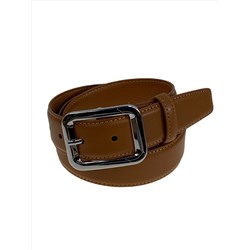 Ремень женский из натуральной кожи, цвет коричневый