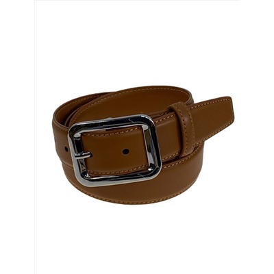 Ремень женский из натуральной кожи, цвет коричневый