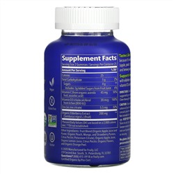 Fruily, Organic Elderberry Immune with Vitamins C & D, Zinc, Mixed Fruit, 50 Gummies