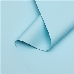 Пленка для цветов тонированная, матовая, голубой, 0.5×10 м ±1 см, 65 мкм