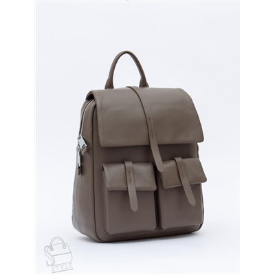 Рюкзак женский кожаный 18297 d.apricot Polina&Eiterou