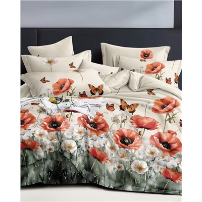 Постельное белье бязь люкс - Маки