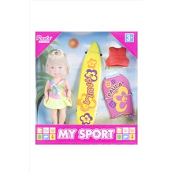 Игровой набор "Paula. Спортсмен", сёрфинг Игрушки разных брендов, 267925