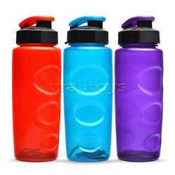 Бутылка для воды и др.напитков "HEALTH and FITNESS" 500 ml.anatomic ,в асс.