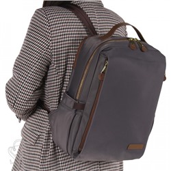 Рюкзак женский текстильный 16155 gray Polina&Eiterou