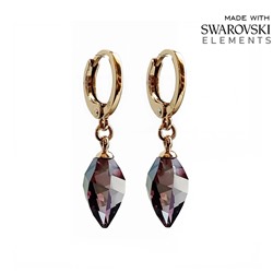 Серьги с кристаллами Swarovski