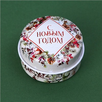 Свеча ароматическая «С Новым годом», аромат карамель, диаметр 4,8 см