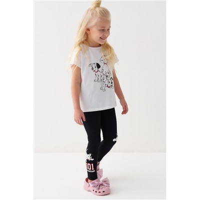 Брюки трикотажные для девочек (легинсы), 2 пары в комплекте PLAYTODAY, 1240258