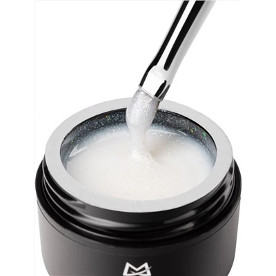 MANITA Гель моделирующий для ногтей с хлопьями юки / Builder Gel Moonlight №01, 15 мл 28224