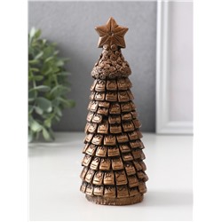 Фигурка ёлка «Ёлка денежная», 15×6×6 см, бронза