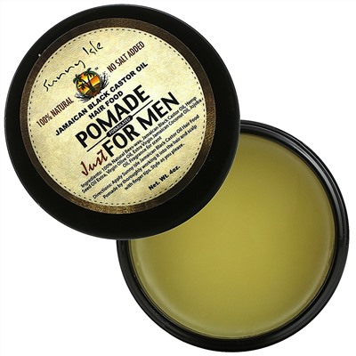Sunny Isle, Jamaican Black Castor Oil, Pomade Just For Men, 4 oz