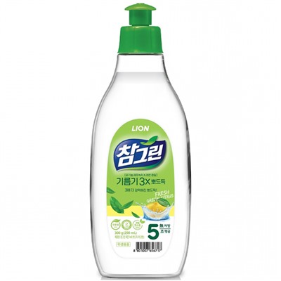 LION CHARM Green Средство для мытья посуды, овощей и фруктов (Зеленый чай) 300 г