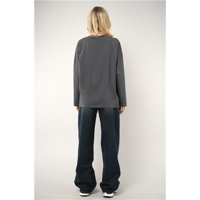 Женский лонгслив оверсайз Happyfox