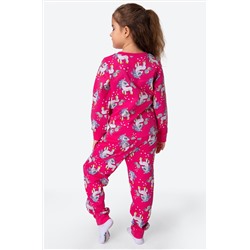 Пижама из футера с начесом для девочки Happyfox