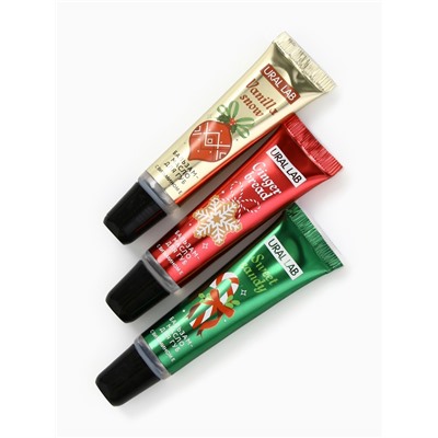 Бальзам - масло для губ Happy New Year, набор 3 шт.×10 г, URAL LAB