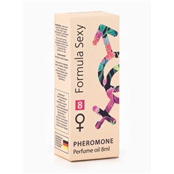 Парфюмерное масло женское с феромонами Formula Sexy №8, 8 мл (по мотивам Bombshell (Victoria's secret)