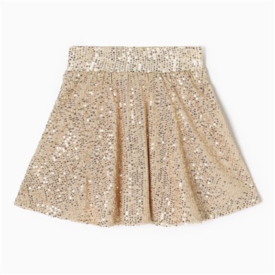 Юбка из пайеток KAFTAN размер 38 (146-152 см), золотой