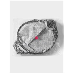 Корзина для белья Доляна «Зигзаг», 35×35×45 см, серая