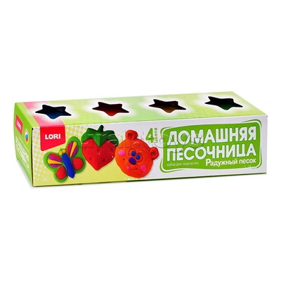 Радужный песок. Набор из 4 цветов по 140 гр