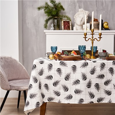 Скатерть «Этель» Christmas, 150×180 см, 100% хлопок, саржа 190 г/м²