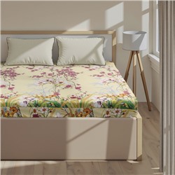 Простыня на резинке 1.5-спальная «Этель. Мелиса», 140×200+25, бязь